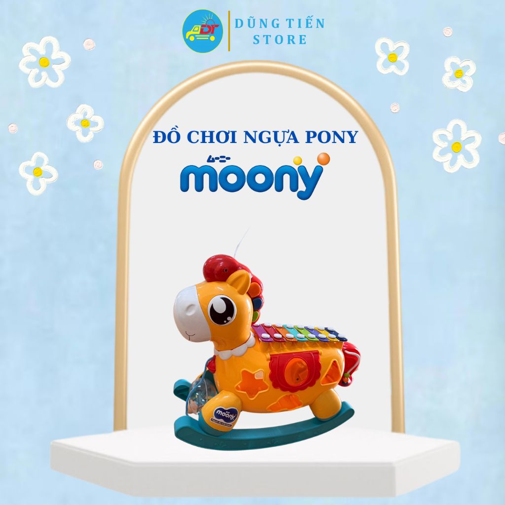 [QUÀ TẶNG KHÔNG BÁN] Đồ chơi ngựa Pony bập bênh thả hình khối ngộ nghĩnh