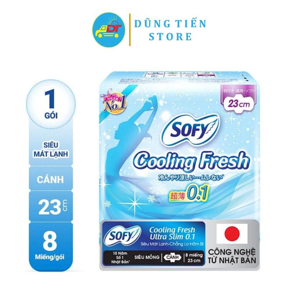 Băng vệ sinh Sofy nhập khẩu từ Nhật Bản mềm mỏng thoáng khí