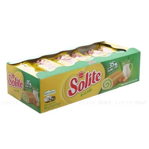  Bánh Bông Lan Solite Cuộn Kem Hộp 180g các vị 