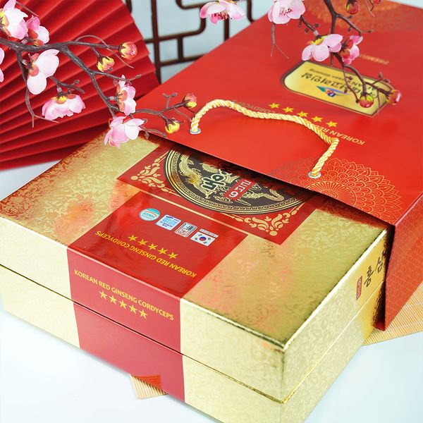  Nước Hồng Sâm Đông Trùng Hạ Thảo Daesan Hàn Quốc Hộp 2 Chai 720ml 