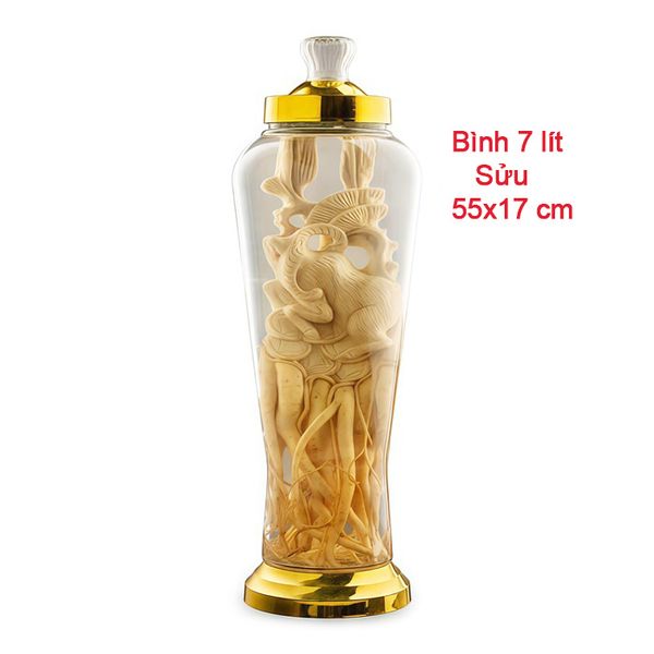  Bình Đinh Lăng Điêu Khắc 7 Lít 12 Con Giáp 