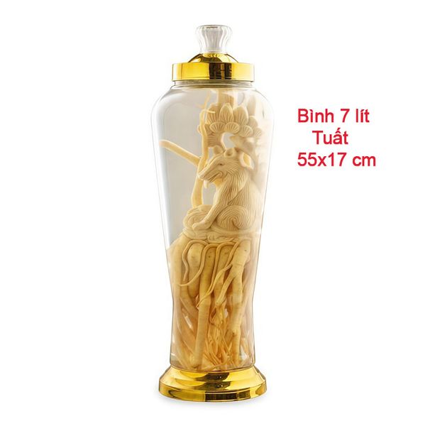  Bình Đinh Lăng Điêu Khắc 7 Lít 12 Con Giáp 