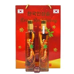 Bộ Đôi Bình Sâm Táo Đỏ + Kỷ Tử Hàn Quốc 500ml x 2 Chai