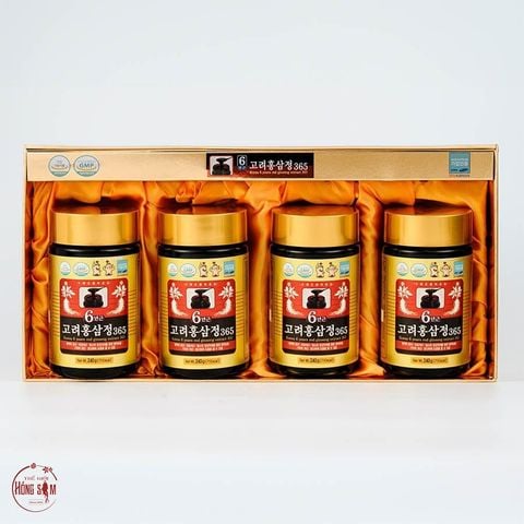 Cao Hồng Sâm 365 Deahan Hàn Quốc Hộp 4 Lọ x 240g