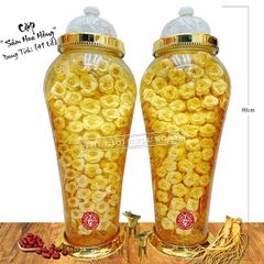 Cặp Bình Hoa Sâm Kết Hoa Hồng Số 26 (41 Lít)