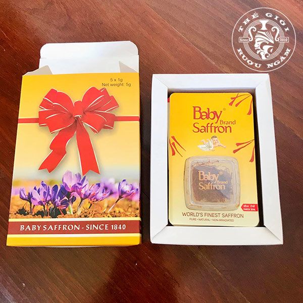  Nhụy Hoa Nghệ Tây Baby Saffron Hộp 5g 