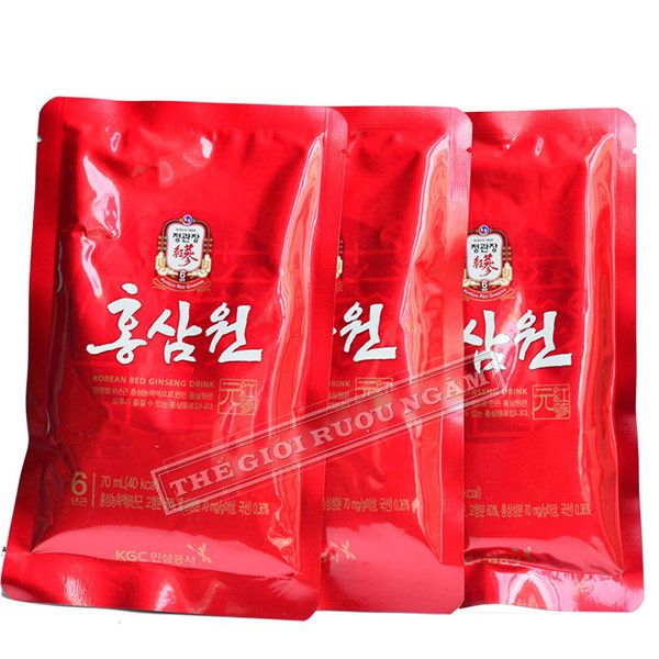  Nước Hồng Sâm Won KGC Hộp 15 Gói x 70ml 