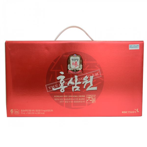  Nước Hồng Sâm Won KGC Hộp 15 Gói x 70ml 