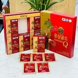 Nước Hồng Sâm Nhung Hươu Linh Chi Gold Q Hàn Quốc Hộp 30 Gói x 50ml