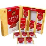 Nước Hồng Sâm Chiết Xuất Sâm Núi Saffron Hansusam 30 Gói x 50ml