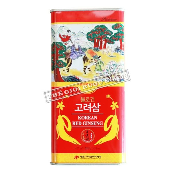  Sâm Củ Khô Hộp Thiếc Deadong 37,5g 