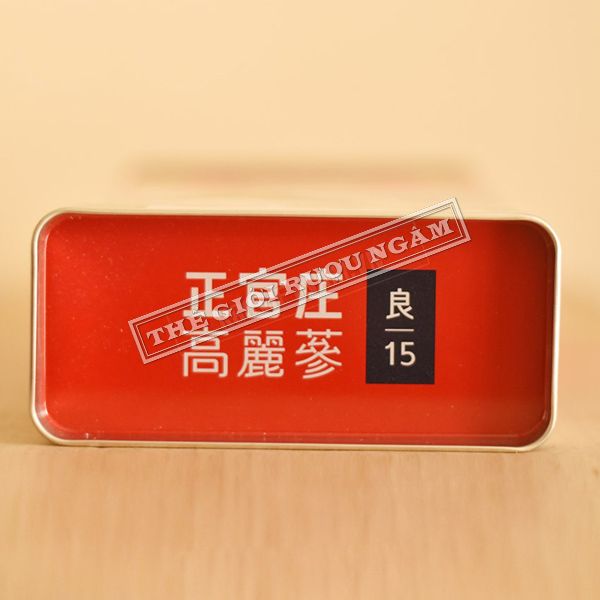  Sâm Củ Khô Hộp Thiếc KGC 300g 10 Củ Số 15 