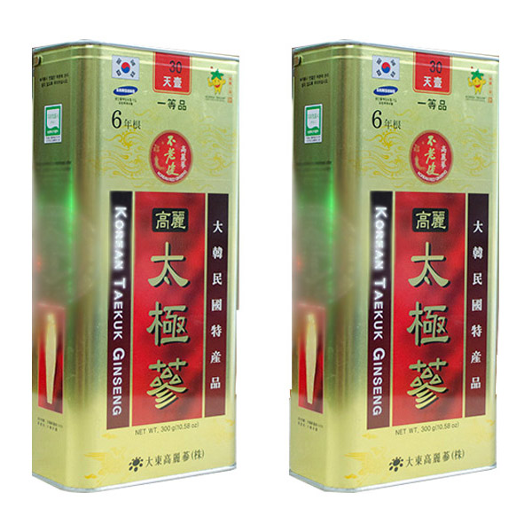 Thái Cực Sâm Củ Khô Hộp Thiếc Deadong 300g 30 củ