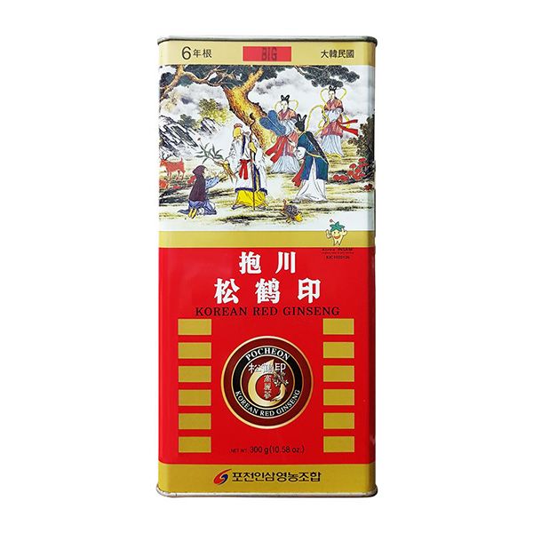  Sâm Củ Khô Hộp Thiếc Pocheon 300g 