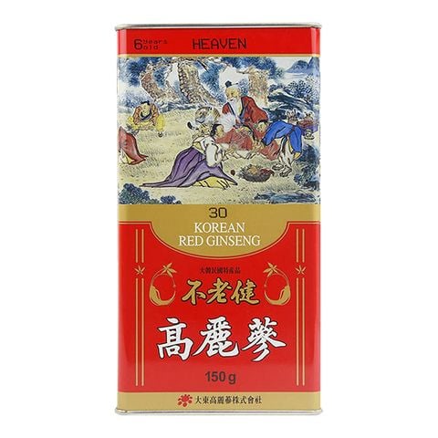 Thiên Sâm Củ Khô Hộp Thiếc Deadong 150g Số 30