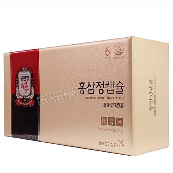  Viên Hồng Sâm KGC Hàn Quốc Extract Capsule Hộp 300 Viên 