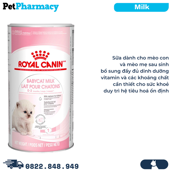  Sữa cho mèo Royal Canin BABYCAT MILK 300g 
