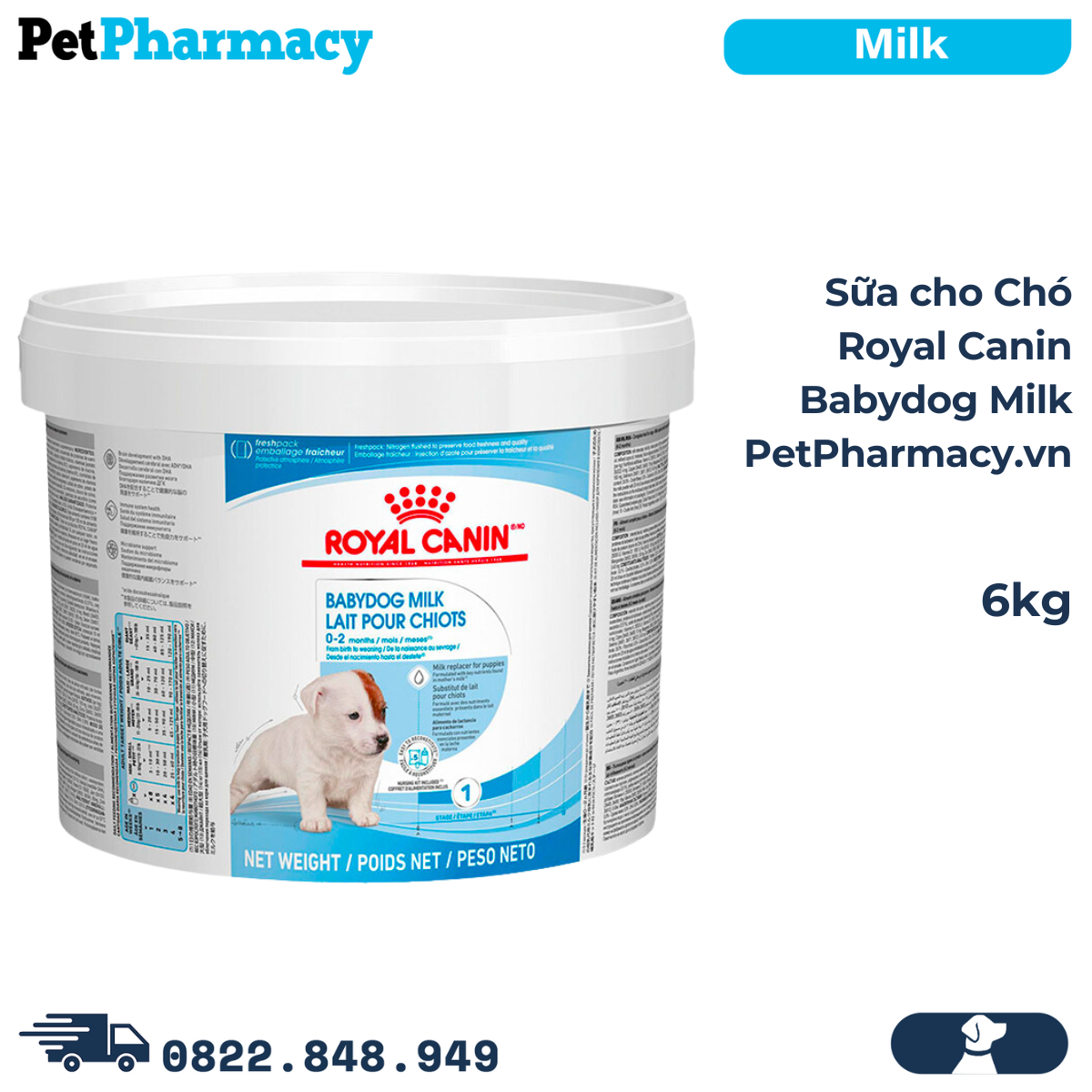  Sữa cho Chó Royal Canin BABYDOG MILK - 6kg 