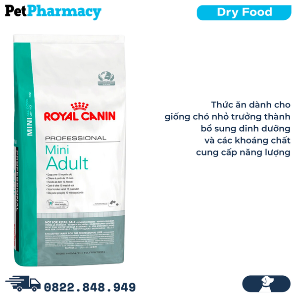  Thức ăn Chó Royal Canin MINI ADULT 15kg 