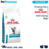  Thức ăn mèo Royal Canin Hypoallergenic Feline 2kg - Điều trị dị ứng 