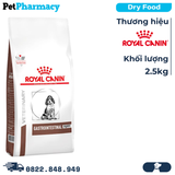  Thức ăn chó Royal Canin Gastrointestinal Puppy 2.5kg - Hỗ trợ tiêu hoá cho chó con 