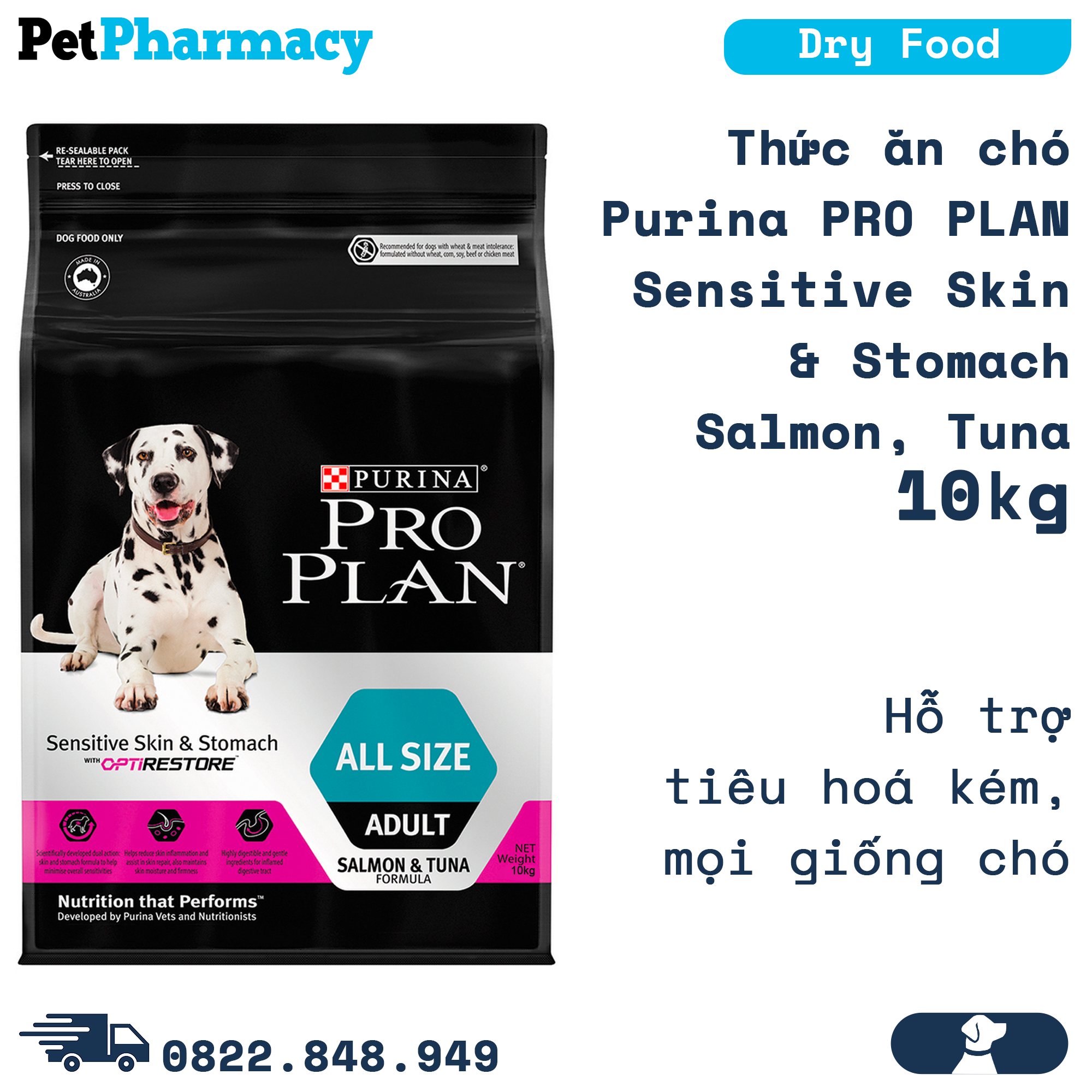Pro plan sensitive skin and stomach australia clearance
