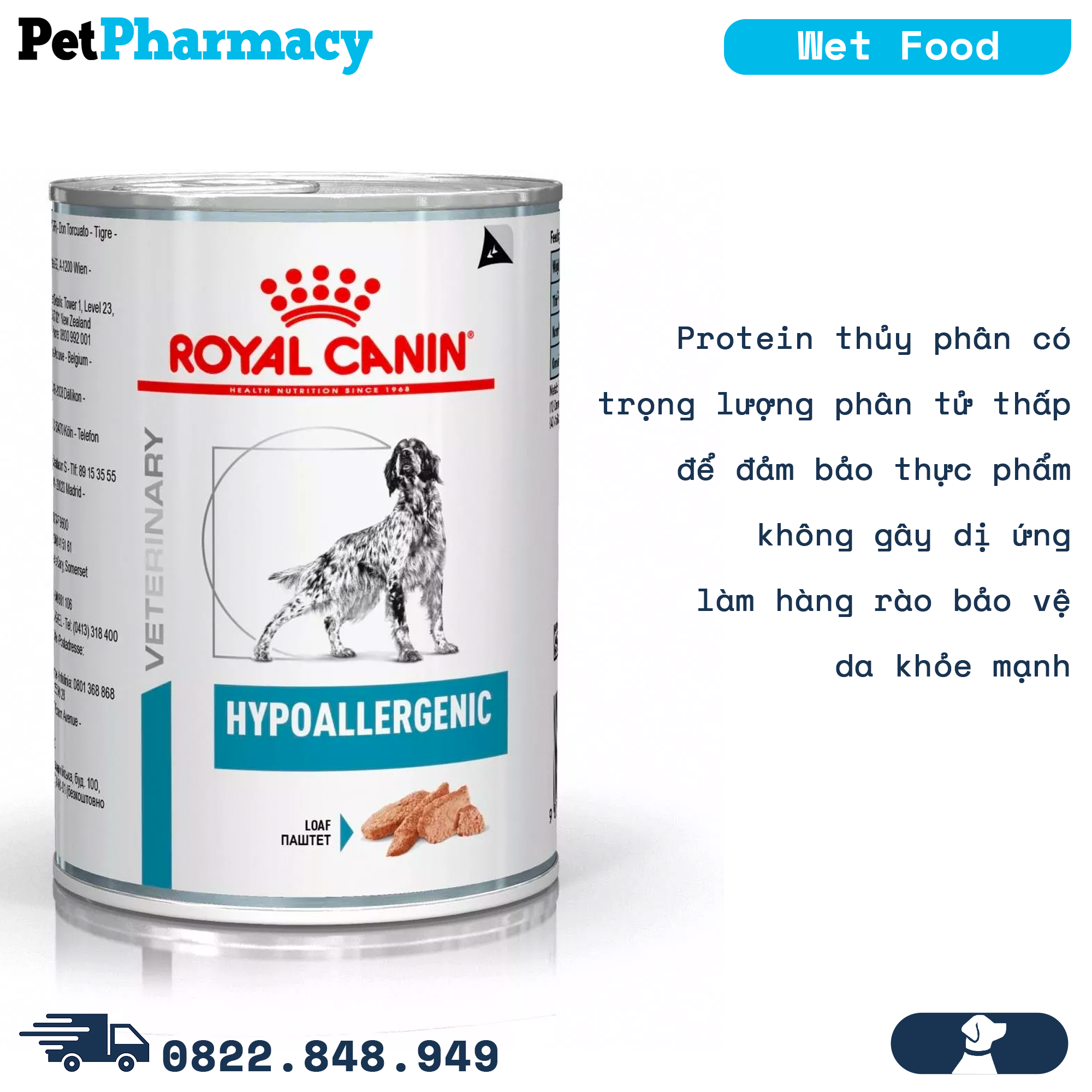 Royal canin hypoallergenic best sale 400g