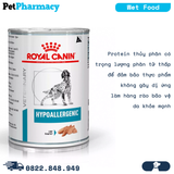  Pate chó Royal Canin Hypoallergenic Canin Loaf 400g - Hỗ trợ dị ứng PetPharmacy 