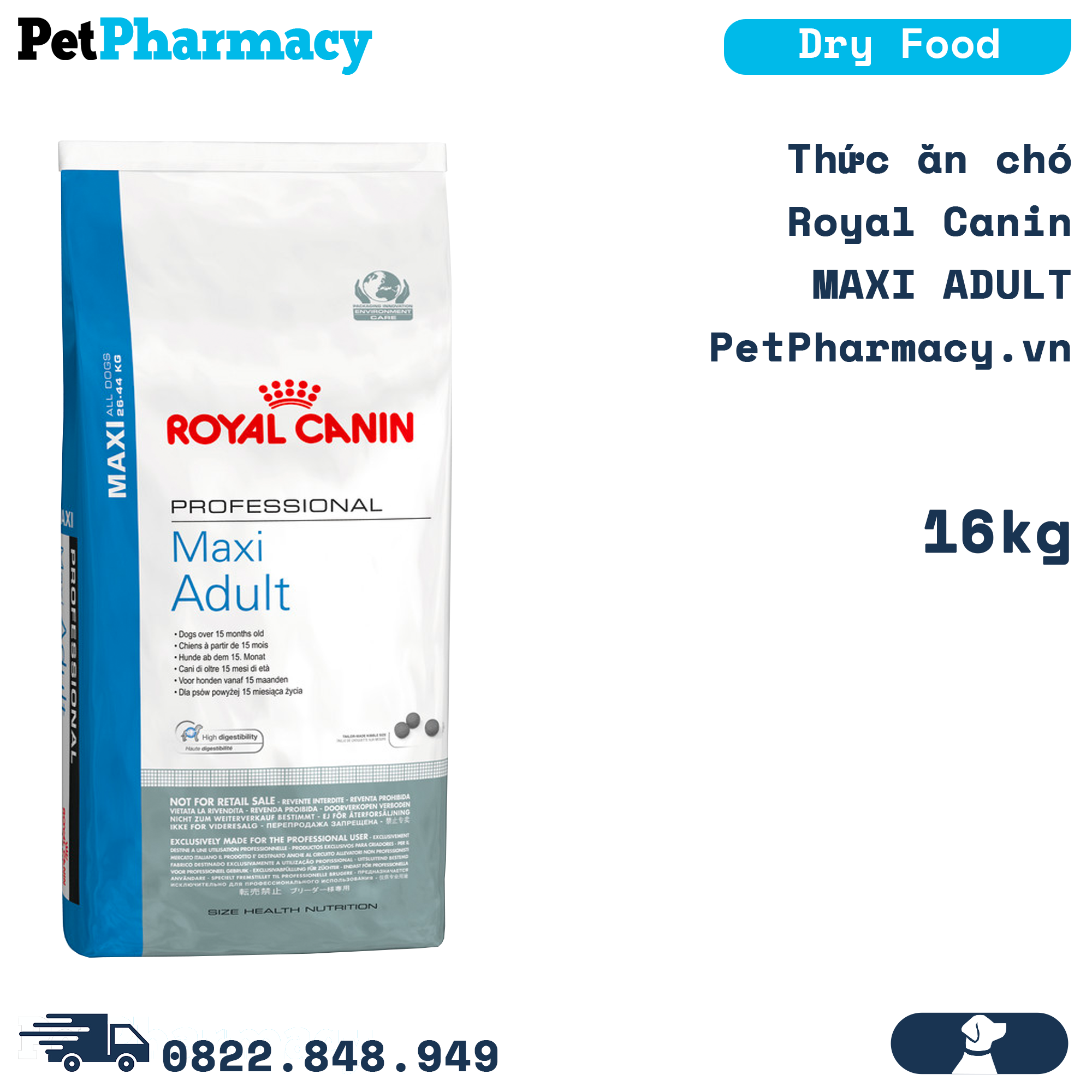 Royal canin professional maxi adult cheap