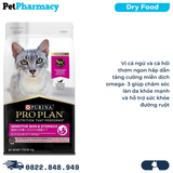  Thức ăn mèo PURINA Pro Plan Sensitive Skin & Stomach Salmon & Tuna Formula 6kg - Dành cho mèo da nhạy cảm, vị Cá hồi và Cá ngừ PetPharmacy 