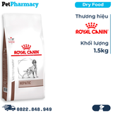  Thức ăn chó Royal Canin Hepatic Canin 1.5kg - hỗ trợ bệnh gan 