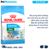  Thức ăn chó Royal Canin Mini Starter Mother & BabyDog 4kg - Chó mẹ mang thai & chó con < 2 tháng 