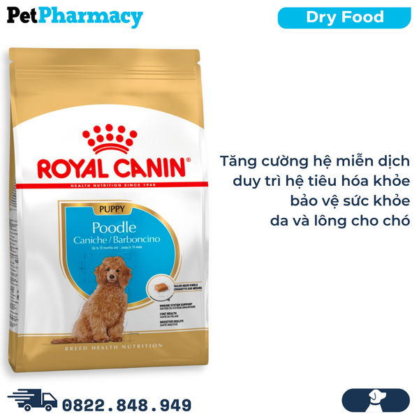  Thức ăn chó Royal Canin Poodle Puppy 1.5kg 
