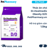  Thức ăn chó Dr.Healmedix Obesity D/O 1.5kg - Hỗ trợ giảm cân PetPharmacy 