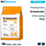  Thức ăn chó Dr.Healmedix Renal D/R 6kg - Trị sỏi thận PetPharmacy 