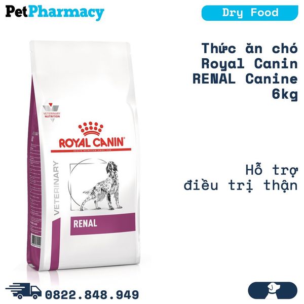  Thức ăn chó Royal Canin RENAL Canine 6kg - Hỗ trợ điều trị thận PetPharmacy 