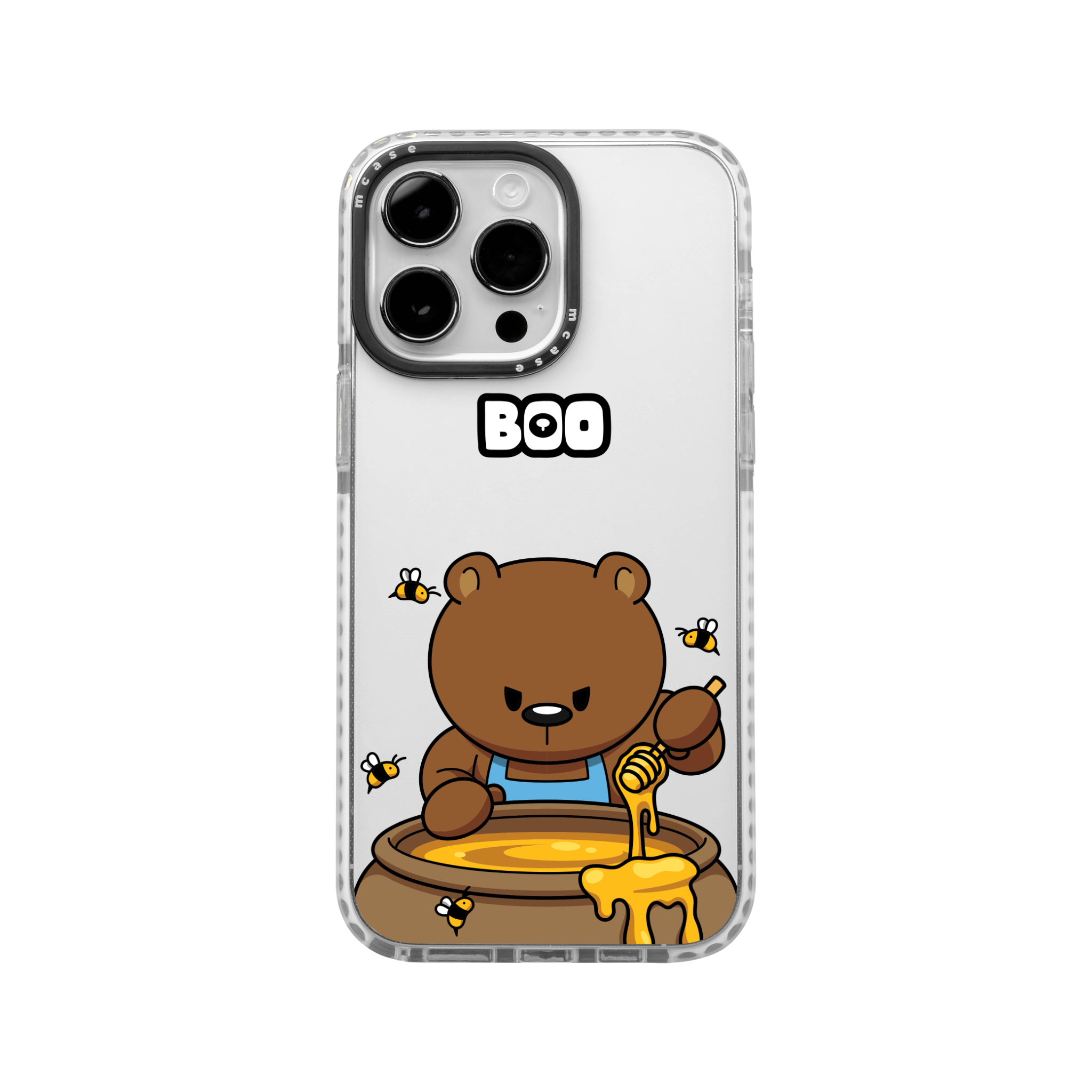  Ốp lưng iphone chống sốc BOO Honey Nâu MCASE 