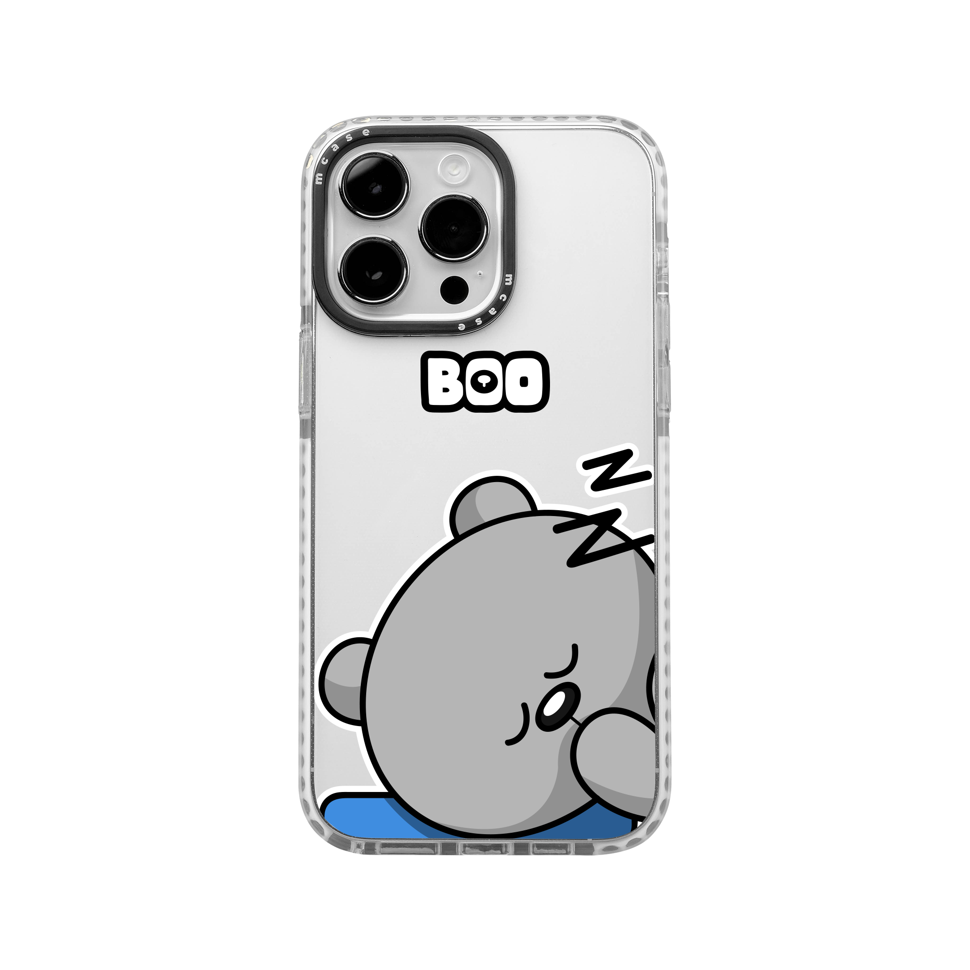  MCASE® IMPACT CASE BOO SLEEPING BLACK/WHITE 