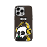  MCASE® IMPACT CASE BOO PANDA HEADPHONE BLACK/WHITE 