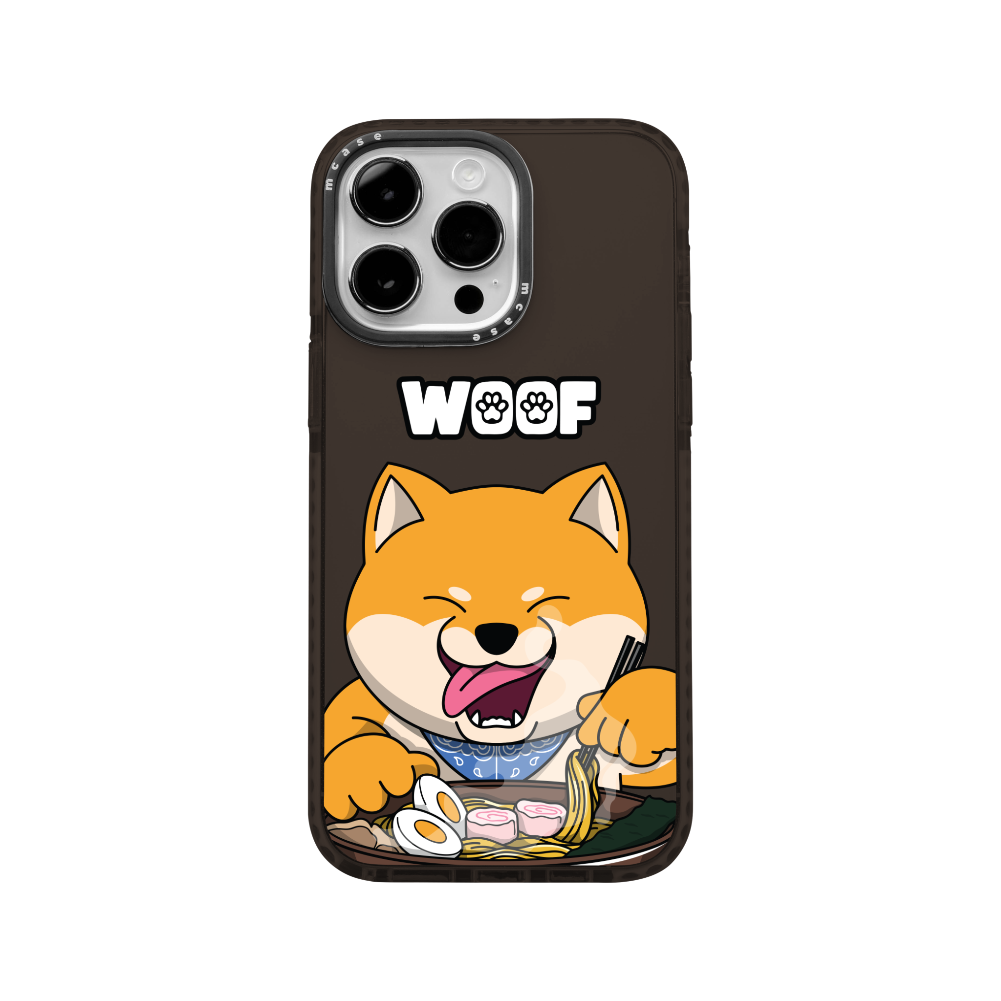  Ốp lưng iphone chống sốc Woof Shiba Ramen MCASE 