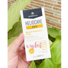 Kem chống nắng Heliocare Mineral Tolerance Fluid SPF50 50ml