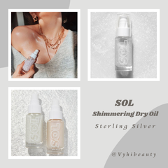 Xịt kim tuyến SOL Shimmering Dry Oil mini 30ml