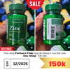 Viên uống Puritan's Pride Zinc 50mg 100 viên