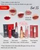 Set 15 - Combo 5 son mini gồm 2 son bóng + 2 son thỏi + 1 son kem