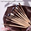 Set cọ Jessup T447 Naked Pink/Rose Gold 15 cây