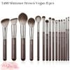 Set cọ Jessup T498 Shimmer Brown lông Vegan 15 cây