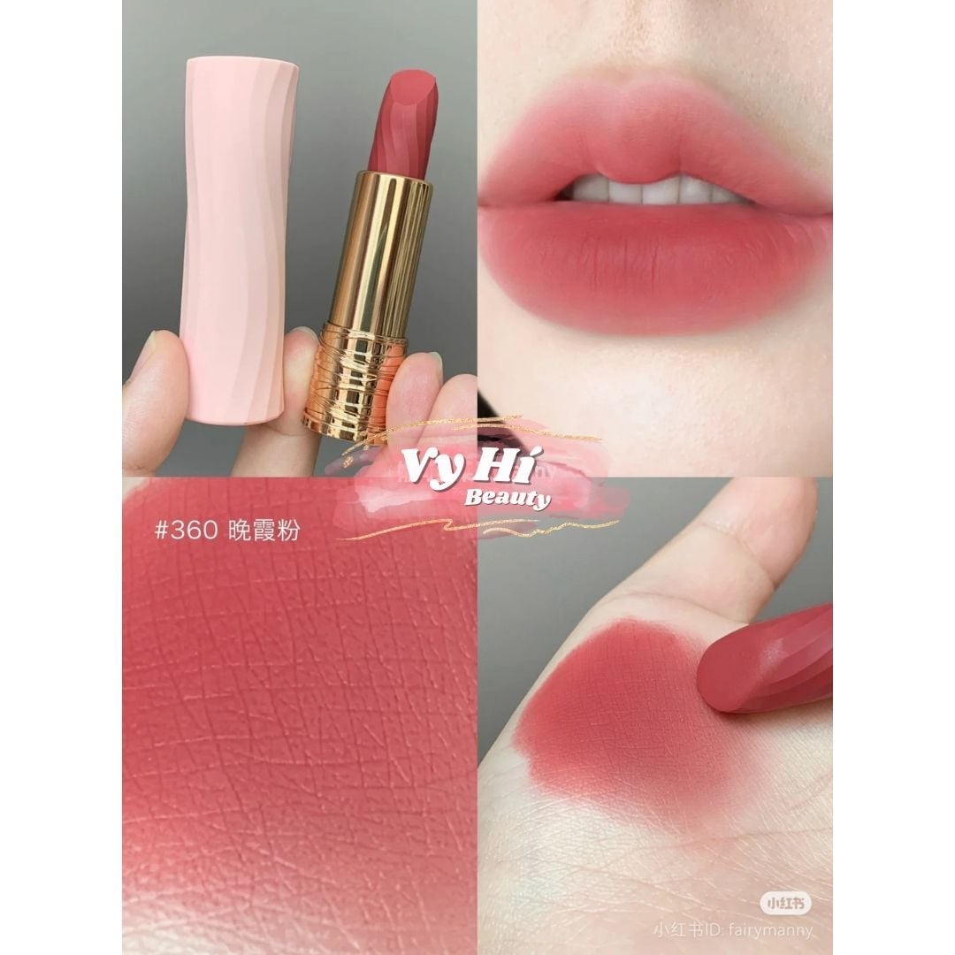 Son thỏi Lancome Intimatte vỏ hồng limited 3.4g