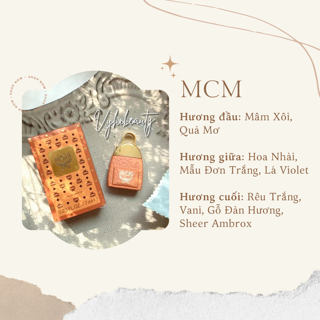 Set nước hoa MCM mini 4 chai 7ml