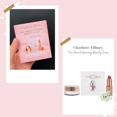 Set trang điểm Charlotte Tilbury Sephora 3 món gồm Kem Magic Cream 7ml + Son thỏi Pillow Talk 2 Medium 1.1gr + Serum Crystal Elixir 1ml