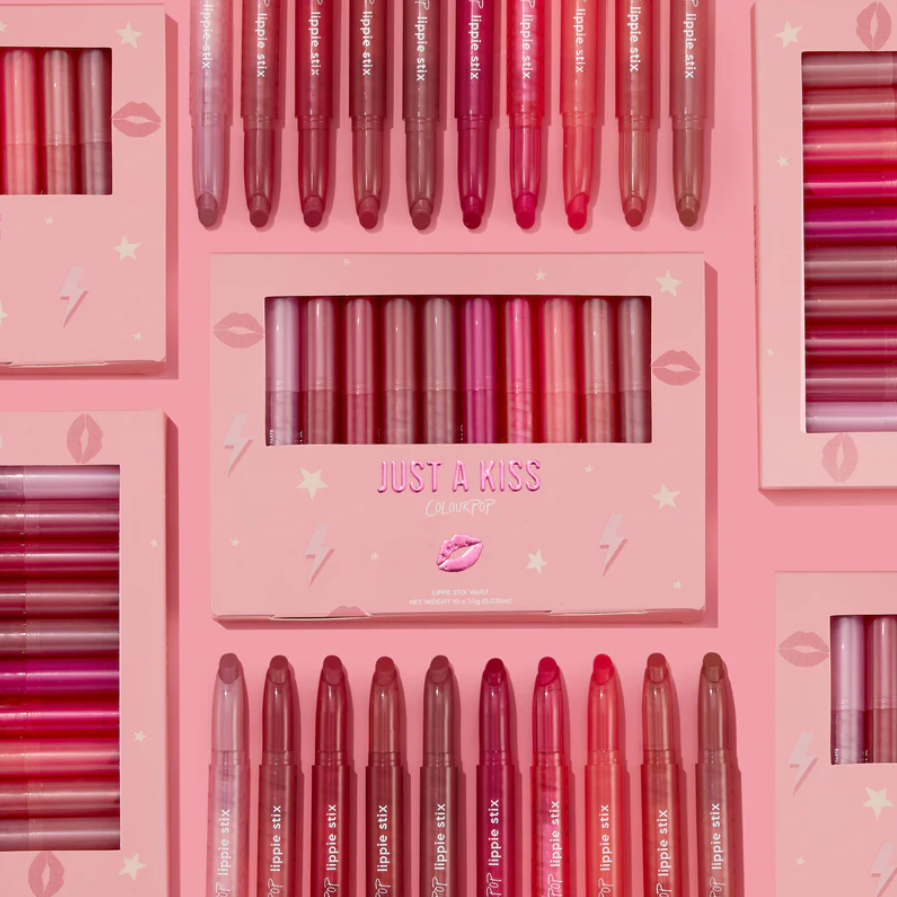 Set son Colourpop Just A Kiss Lippie Stix 10 cây